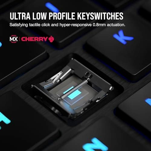 Corsair K100 AIR Wireless RGB Bluetooth/Wireless/Wired Gaming Keyboard image