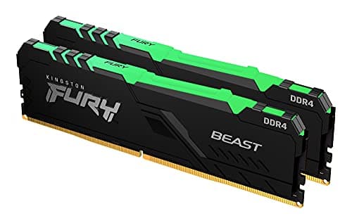 Kingston FURY Beast RGB Black DDR4-3200 CL16 16GB (2x8GB) image