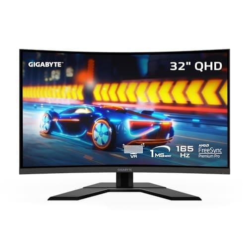 Gigabyte G32QC A 31.5" 1440p 165Hz VA Curved Monitor image