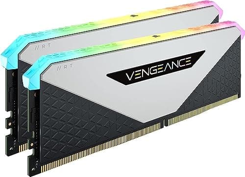 Corsair Vengeance RGB RT White / Black DDR4-3600 CL18 32GB (2x16GB) image