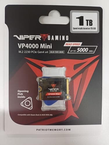 Patriot VP4000 Mini 1TB SSD M.2-2230 PCIe 4.0 x4 NVMe image
