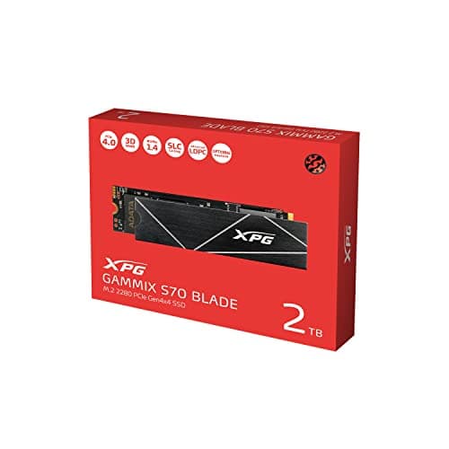 ADATA XPG GAMMIX S70 Blade 2TB SSD M.2-2280 PCIe 4.0 X4 NVMe image