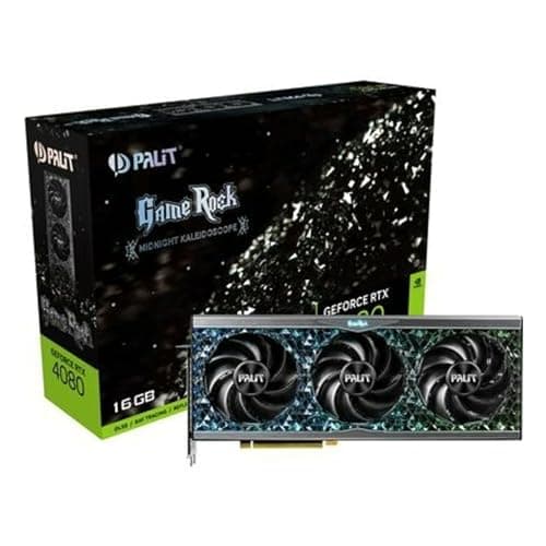 Palit GameRock OmniBlack GeForce RTX 4080 16GB GDDR6X Black image