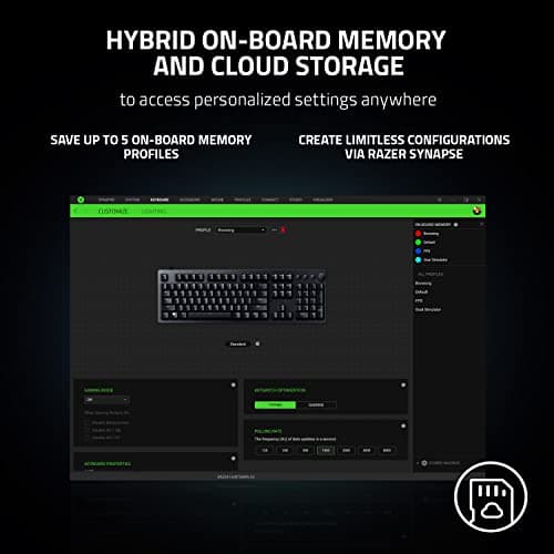 Razer Huntsman V2 Razer Purple Optical Clicky RGB Wired Gaming Keyboard image