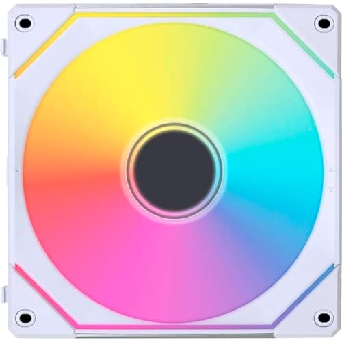 Lian Li Uni Fan SL-Infinity 140mm White Addressable RGB PWM 72.7 CFM 1-Pack image