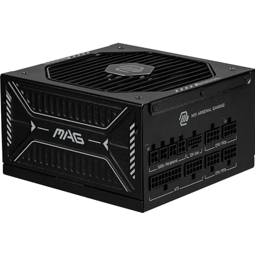 MSI MAG A1000GLS PCIE5 Black ATX 1000W Fully Modular 80+ Gold main image