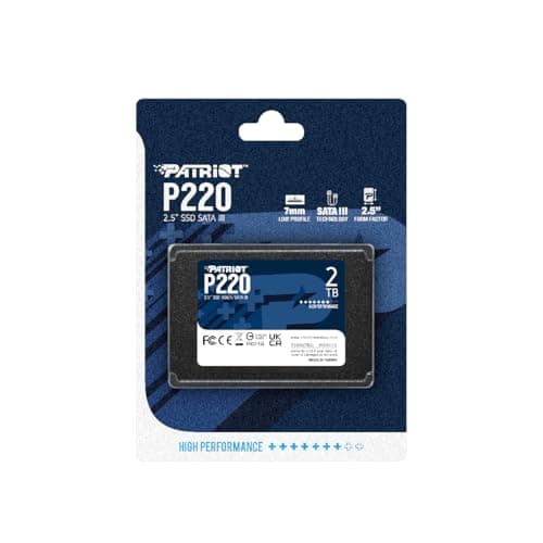 Patriot P220 2TB SSD 2.5" SATA 6.0 Gb/s image