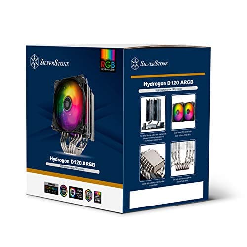 Silverstone Hydrogon D120 ARGB 56.23 CFM Air 153mm Black / Silver image