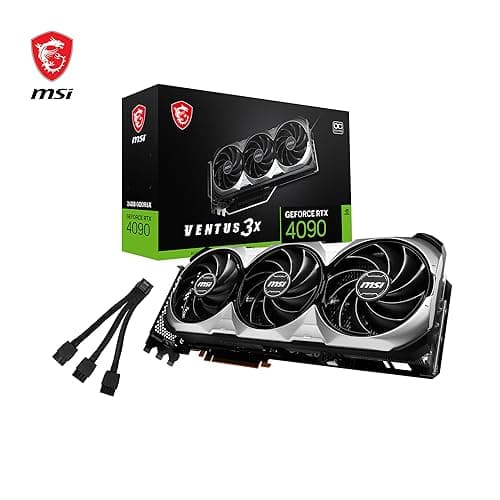 MSI VENTUS 3X OC GeForce RTX 4090 24GB GDDR6X Silver / Black image