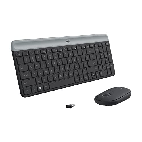 Logitech MK470 Wireless/Wired Slim Keyboard With Optical Mouse image
