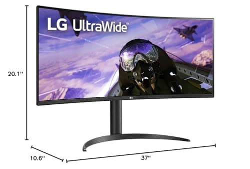 LG 34BP65C-B 34" 3440x1440 160Hz VA Curved Monitor image