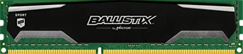Crucial Ballistix Sport Black / Silver DDR3-1600 CL9 4GB (1x4GB) image