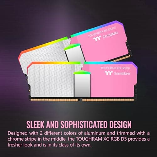 Thermaltake TOUGHRAM XG RGB Pink / White DDR5-6000 CL36 32GB (2x16GB) image