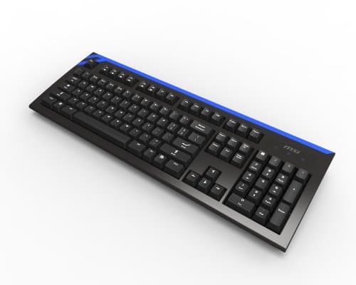 MSI CK Series Wired Standard Cherry MX Red Mechanical Keyboard image