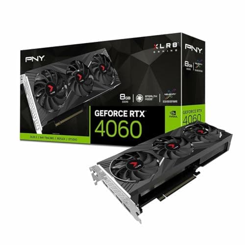 PNY XLR8 Gaming VERTO EPIC-X RGB GeForce RTX 4060 8GB GDDR6 Black main image