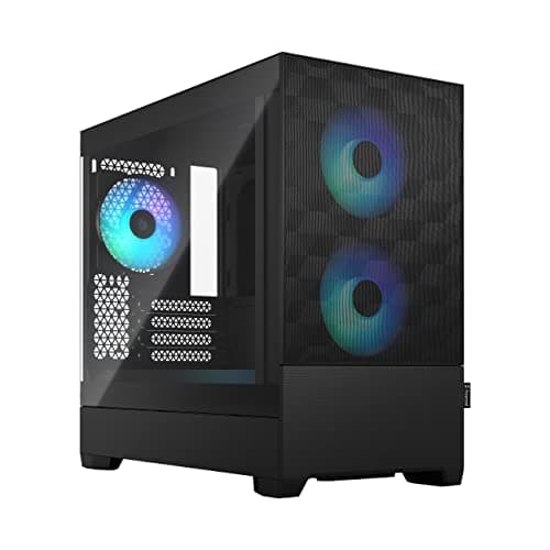 Fractal Design Pop Mini Air Micro ATX Mid Tower Black Tempered Glass Side Panel image