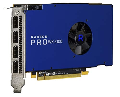 AMD Radeon Pro WX 5100 Radeon Pro WX 5100 Blue 8GB GDDR5 Blue image