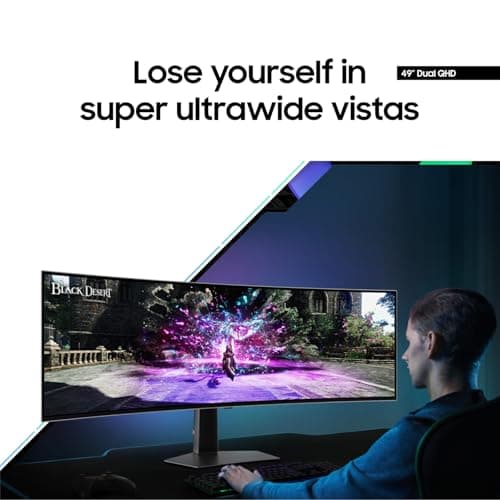 Samsung Odyssey G95SC 49" 5120x1440 240Hz QD-OLED Curved Monitor image