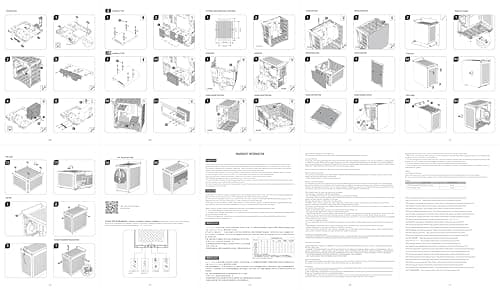 Cooler Master QUBE 500 Flatpack ATX Mid Tower White with Tempered Glass Side Panel, USB 3.2 Gen 2x2 Type-C, USB 3.2 Gen 1 Type-A image