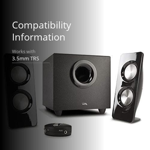 Cyber Acoustics Curve Storm 22 W 2.1 Channel Speakers image