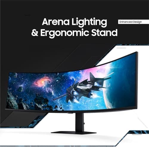 Samsung Odyssey G9 G95C 49" 1440p 240Hz VA Curved Monitor image