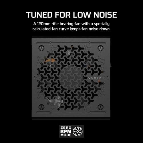 Corsair RM1000e (2025) Black ATX 1000W Fully Modular image