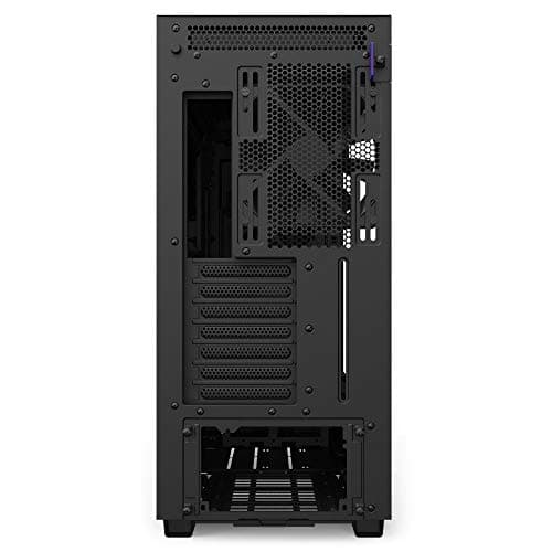 NZXT H710 - CA-H710B-B1 - ATX Mid Tower PC Gaming Case - Front I/O USB Type-C Port - Quick-Release Tempered Glass Side Panel - Cable Management System - Water-Cooling Ready - Black image