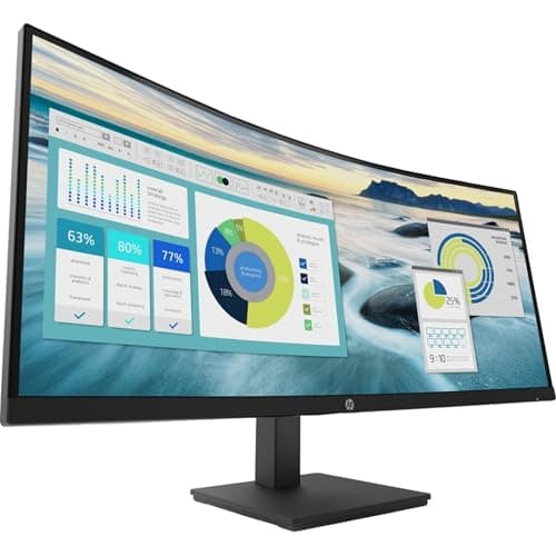 HP P34hc G4 34" 3440x1440 100Hz VA Curved Monitor image