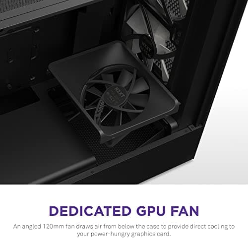 NZXT H5 Flow RGB ATX Mid Tower Black Tempered Glass Side Panel image