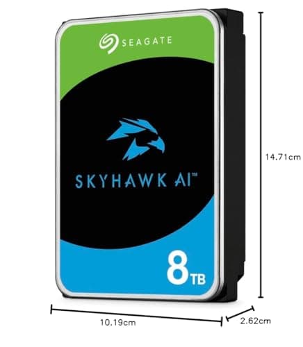 Seagate SkyHawk AI 8TB 3.5" HDD 7200RPM SATA image