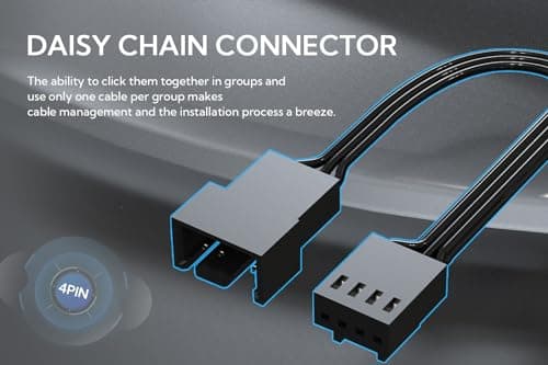 ID-COOLING AF-125 120mm Black 78.25 CFM PWM 3-Pack image