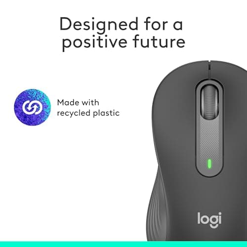 Logitech Signature M650 L Bluetooth Wireless Wired Optical Mouse image