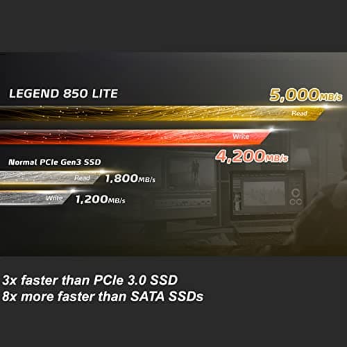 ADATA LEGEND 850 LITE 2TB M.2-2280 SSD PCIe 4.0 x4 NVMe image