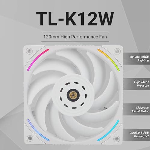 Thermalright TL-K12 120mm White PWM 69 CFM image