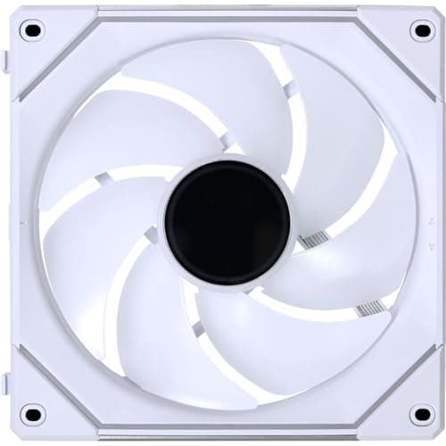 Lian Li Uni Fan SL-Infinity 140mm White Addressable RGB PWM 72.7 CFM 1-Pack image
