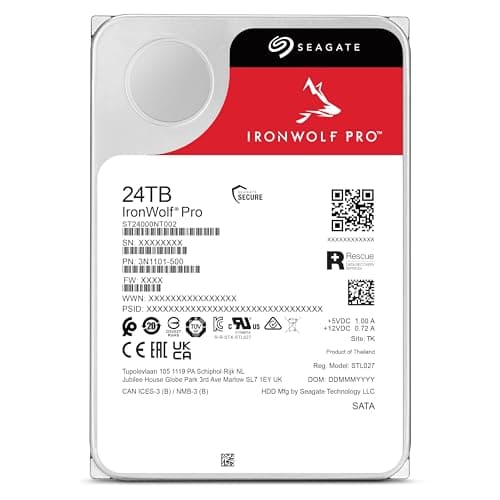 Seagate IronWolf Pro 24TB 3.5" HDD 7200RPM SATA image