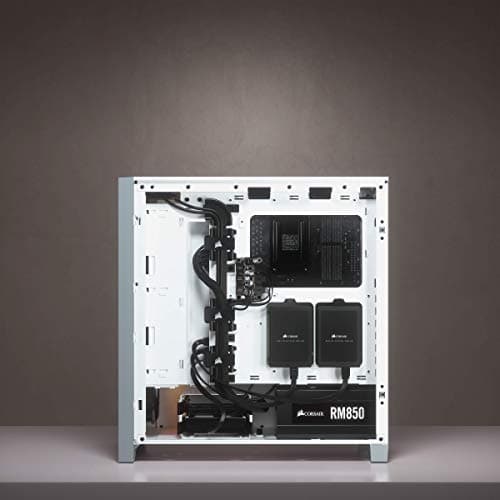 Corsair iCUE 4000X RGB ATX Mid Tower White Tempered Glass image