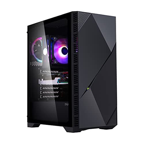 Zalman Z3 Iceberg ATX Mid Tower Black with Tempered Glass Side Panel and USB 3.2 Gen 1 Type-A / USB 2.0 Type-A image