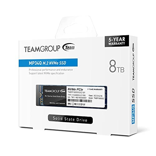 TEAMGROUP MP34Q 8TB M.2 SSD PCIe 3.0 NVMe image