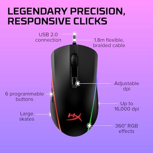 HP HyperX Pulsefire Surge Wired Optical Gaming Mouse image