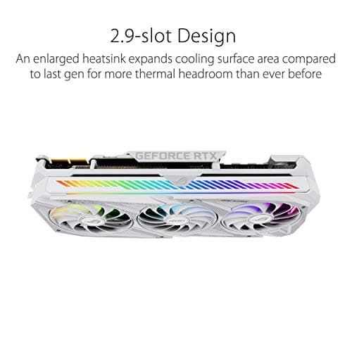 Asus ROG STRIX WHITE OC GeForce RTX 3090 24GB GDDR6X White / Black image