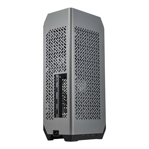 Cooler Master NCORE 100 MAX Mini-ITX Tower Silver Mesh Side Panel, 850W Power Supply image