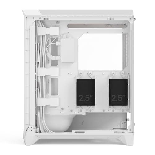 Fractal Design Meshify 3 Ambience Pro RGB ATX Mid Tower White with Tempered Glass Side Panel and USB 3.2 Gen 2x2 Type-C, USB 3.2 Gen 1 Type-A image