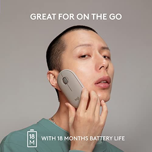 Logitech PEBBLE M350 Bluetooth/Wireless/Wired Optical Mouse image