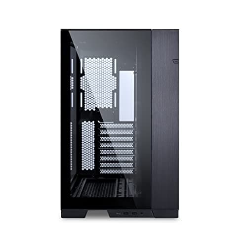 LIAN LI O11 Dynamic EVO O11DEX Black Aluminum / Steel / Tempered Glass ATX Mid Tower Computer Case image