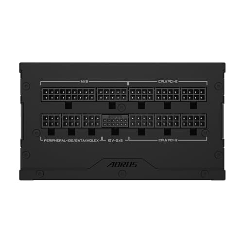 Gigabyte AORUS ELITE P1000 Black 1000W Fully Modular 80+ Platinum Certified image