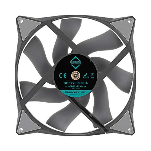 Iceberg Thermal IceGALE Xtra 140mm Gray PWM 169 CFM 2-Pack image