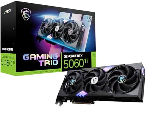 MSI GeForce RTX 5060 Ti 8G GAMING TRIO OC Black main image
