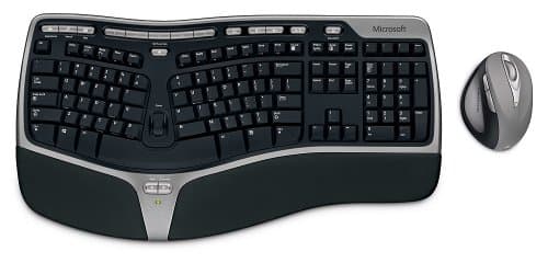 Microsoft Natural Desktop 7000 Wireless Ergonomic Keyboard With Laser Mouse image