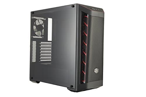 Cooler Master MasterBox MB511 ATX Mid Tower Black / Red with Acrylic Side Panel and USB 3.2 Gen 1 Type-A main image